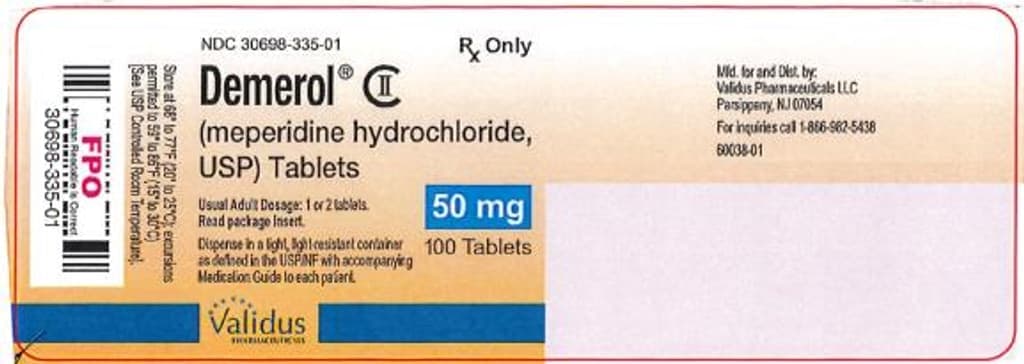 Demerol hydrochloride 50mg — Medicines at Buy Xanaxiety Online Pharmacy