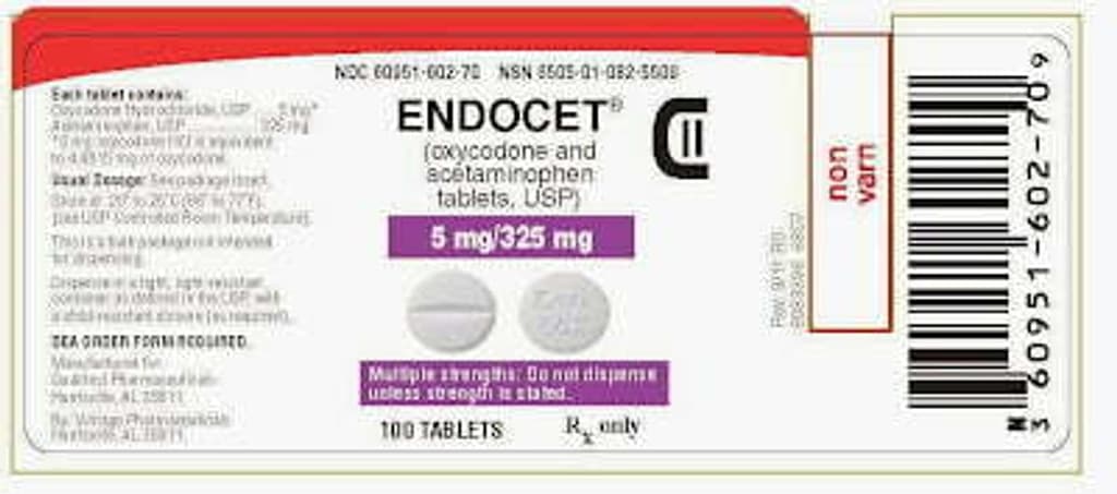 Endocet (Oxycodone & Acetaminophen) 10/325mg — Pain Relief at Buy Xanaxiety Online Pharmacy