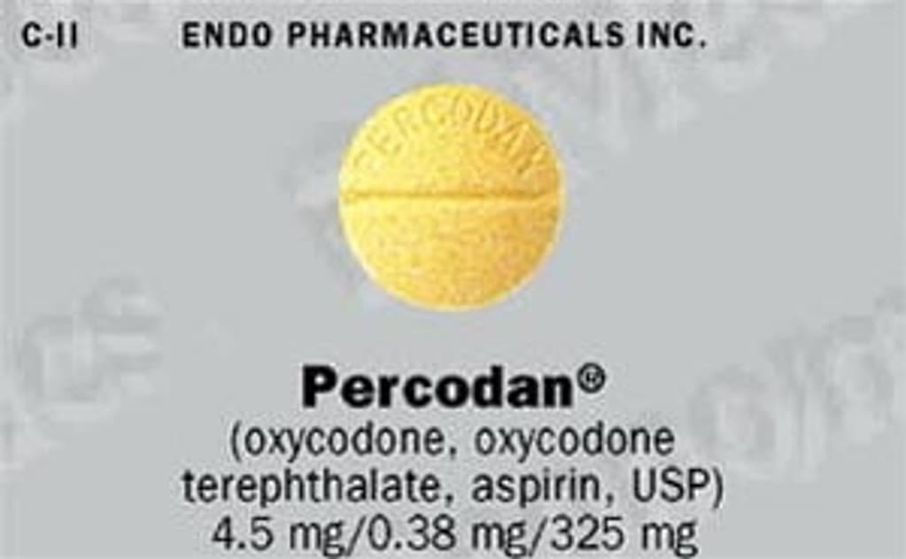 Percodan (Oxycodone & Aspirin) 4.5/325mg online — Medicines at Buy Xanaxiety Online Pharmacy